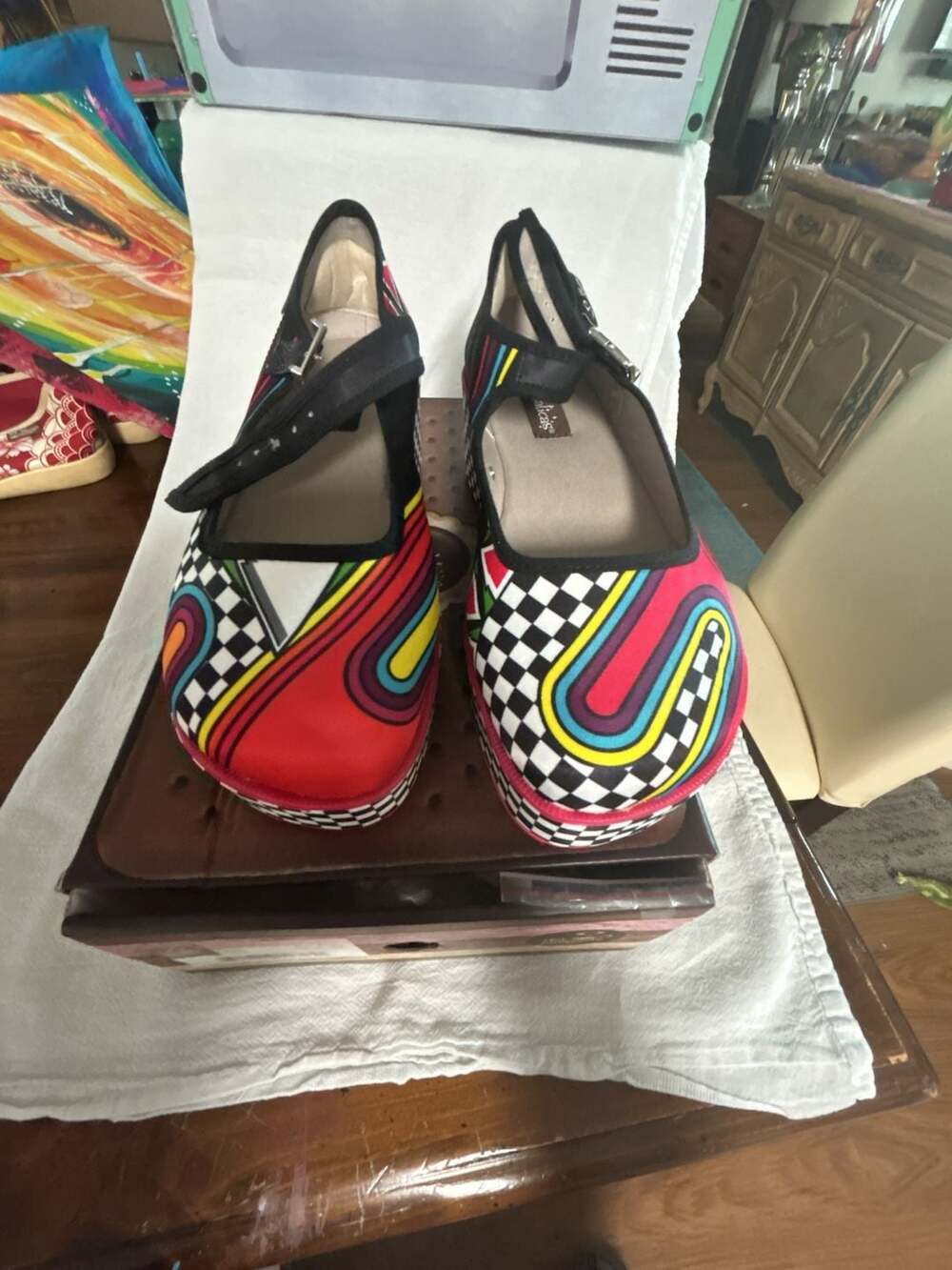 Hot Chocolate Design Chocolaticas 1980 Women's Platform Mary Jane Shoes SZ 9